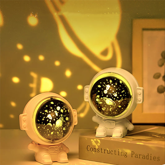 "Galaxy Star Projector Night Light – Astronaut Lamp with Starry Sky Projection for Kids, Baby, and Room Décor"