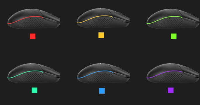 Ergonomic Gaming Mouse – High-Precision Wired/Wireless RGB LED Mouse for Gamers"