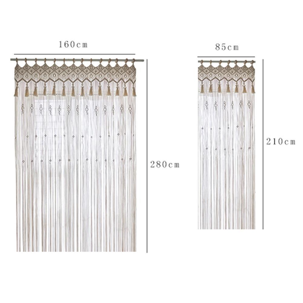 "Bohemian Hand-Woven Tapestry Curtain – Wedding Backdrop, Room Partition & Decorative Hanging"