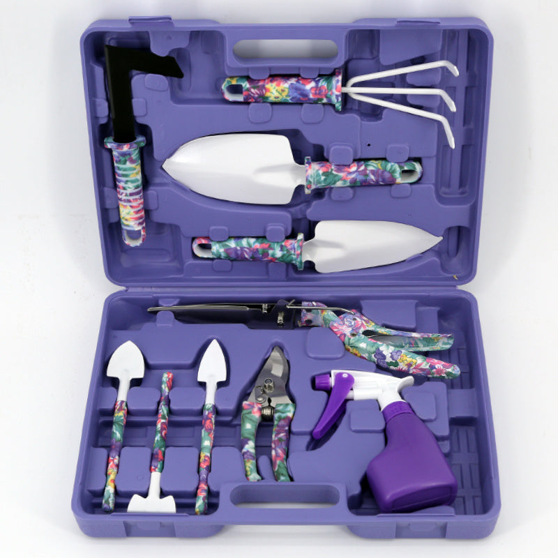 "10-Piece Gardening Tool Set – Complete Hand Tools Kit for Planting, Pruning & Digging"