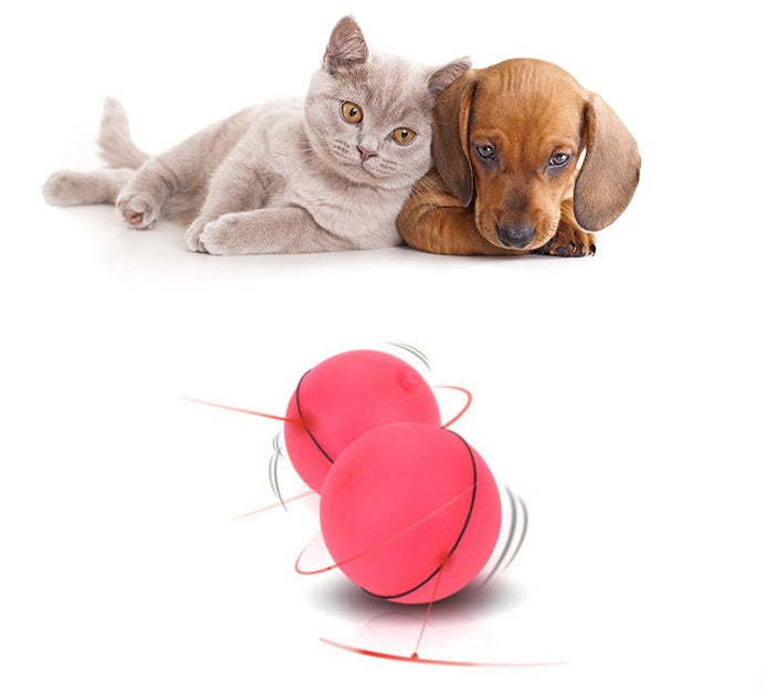 "LED Laser Electronic Rolling Cat Toy Ball – Interactive Funny Pet Toy for Cats"