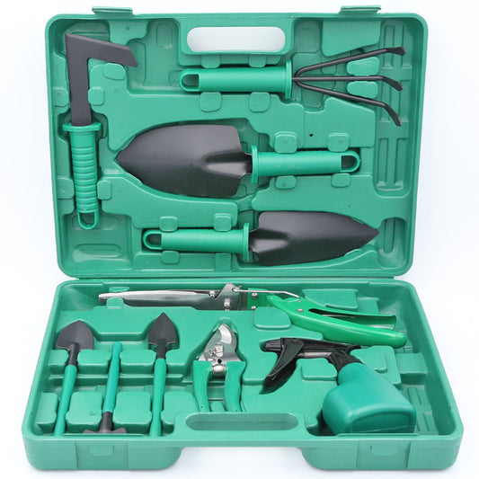 "10-Piece Gardening Tool Set – Complete Hand Tools Kit for Planting, Pruning & Digging"