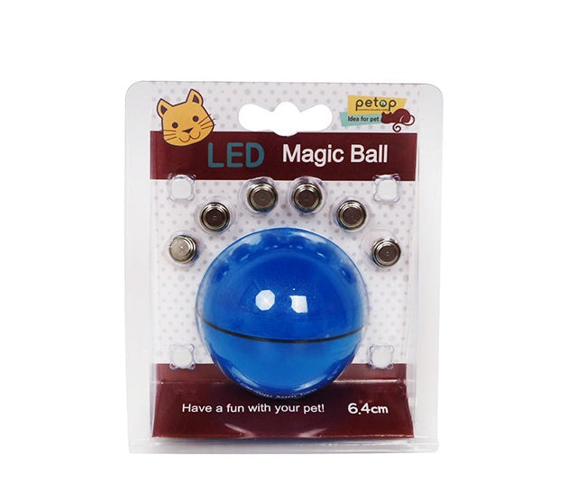 "LED Laser Electronic Rolling Cat Toy Ball – Interactive Funny Pet Toy for Cats"