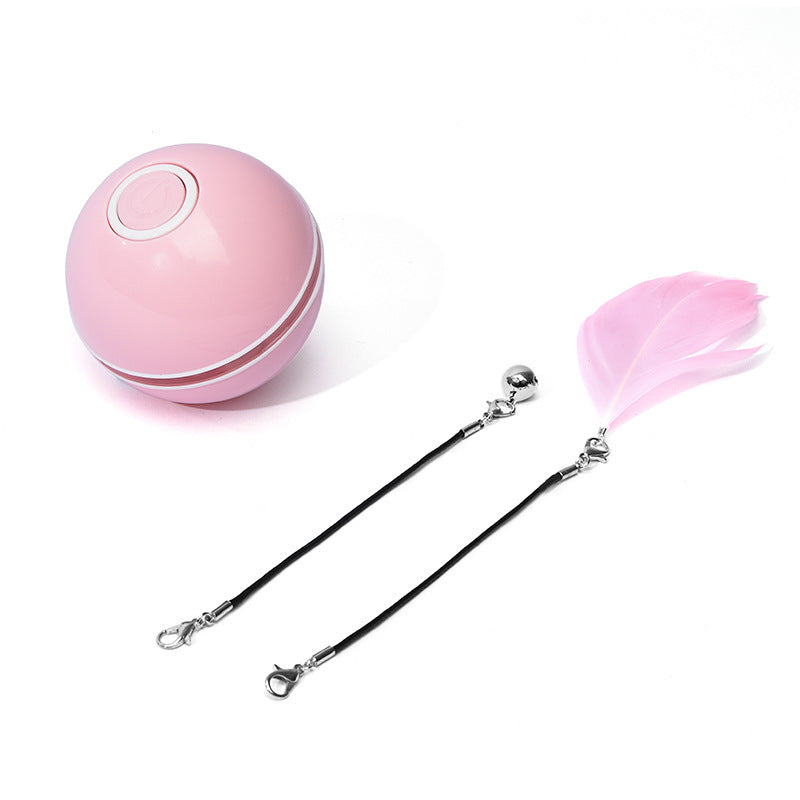 "LED Laser Electronic Rolling Cat Toy Ball – Interactive Funny Pet Toy for Cats"
