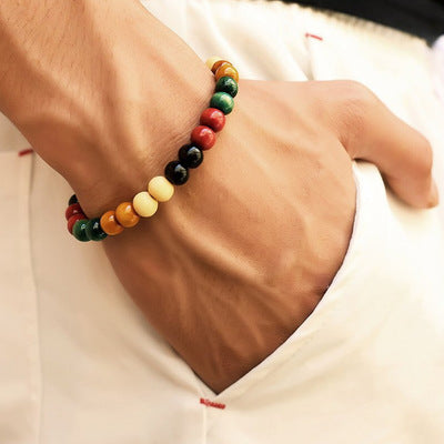 "Healing Energy Beads Charm Bracelet – Fashion Balance Jewelry for Men & Women"