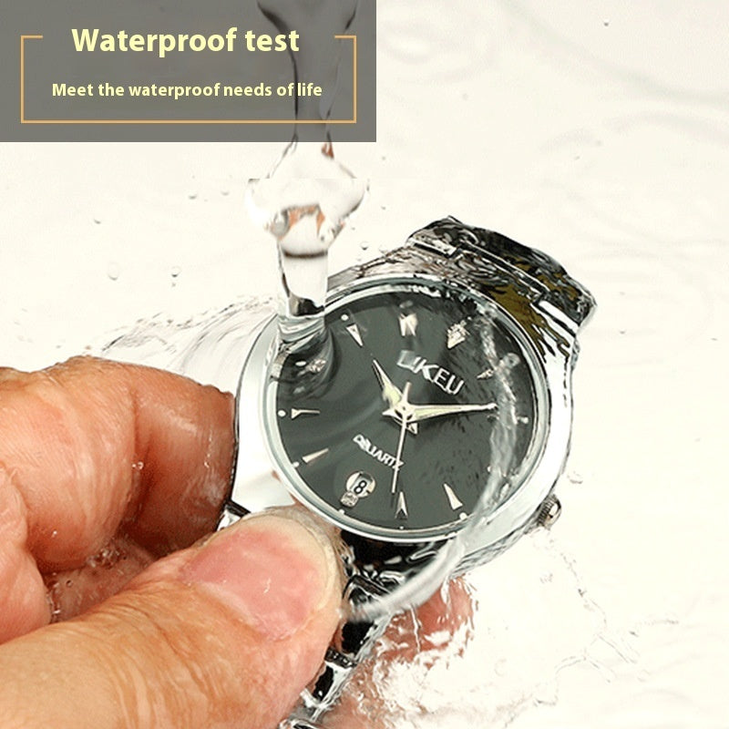 "Simple Temperament Women's Quartz Waterproof Watch"