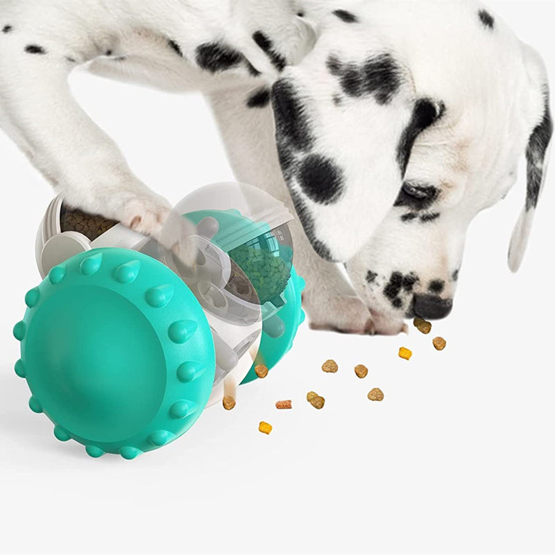 "Interactive Slow-Feed Balance Car Toy – Multifunctional Smart Feeding Toy for Cats & Dogs"