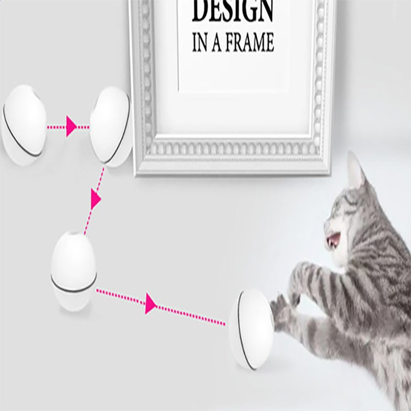 "LED Laser Electronic Rolling Cat Toy Ball – Interactive Funny Pet Toy for Cats"