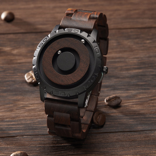 "Personalized Magnetic Ball Log Watch – Custom Creative Design"