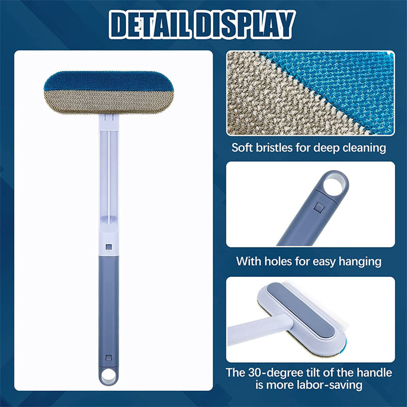 "4-in-1 Pet Hair Removal Brush – Multifunctional Dog & Cat Hair Cleaner and Window Screen Tool"
