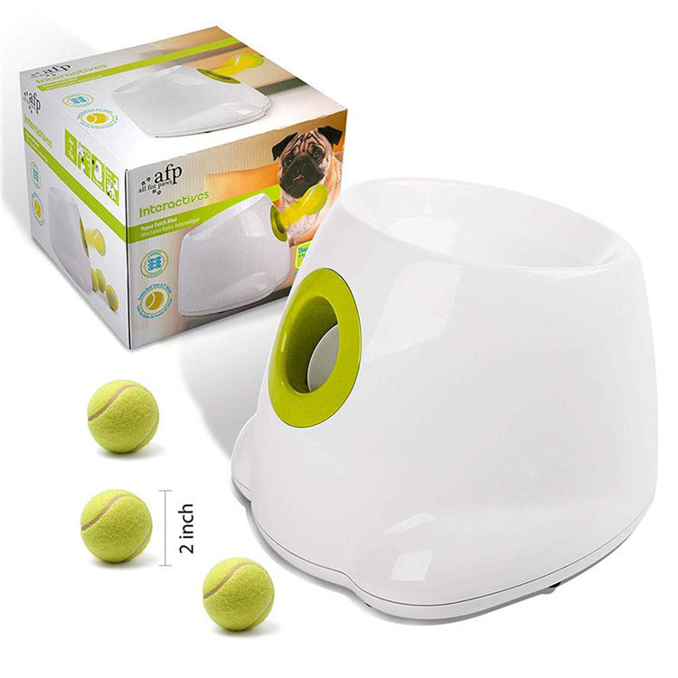 "Automatic Interactive Dog Ball Launcher – Pet Toy for Fetch & Playtime Fun"