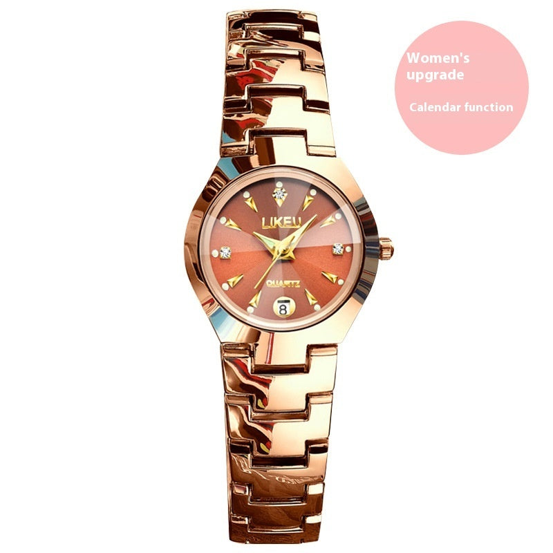 "Simple Temperament Women's Quartz Waterproof Watch"