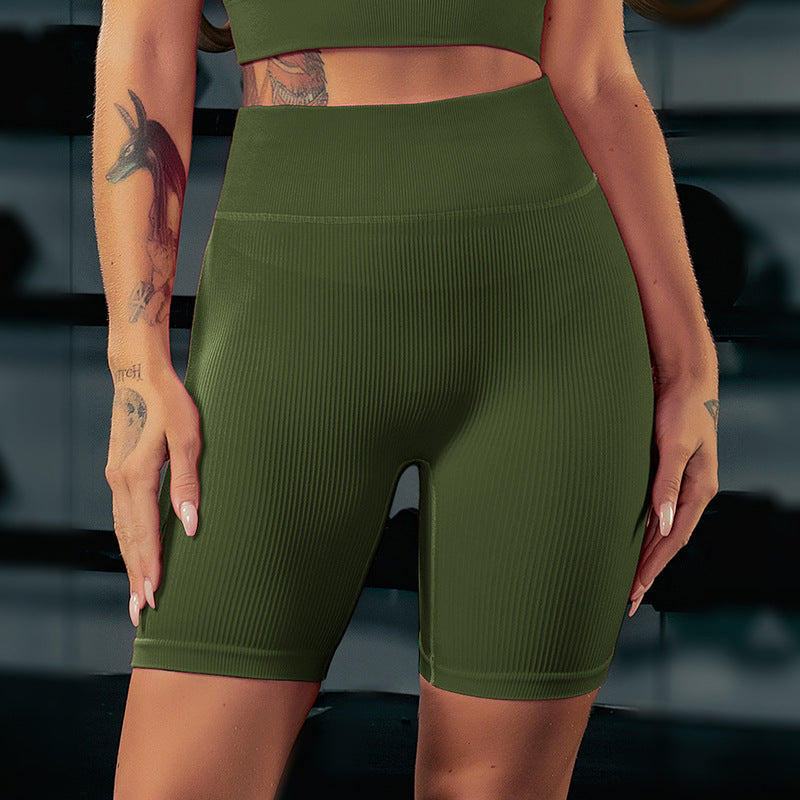 "Hip Lift Yoga & Gym Training Shorts – Outdoor Running & Cycling Activewear"