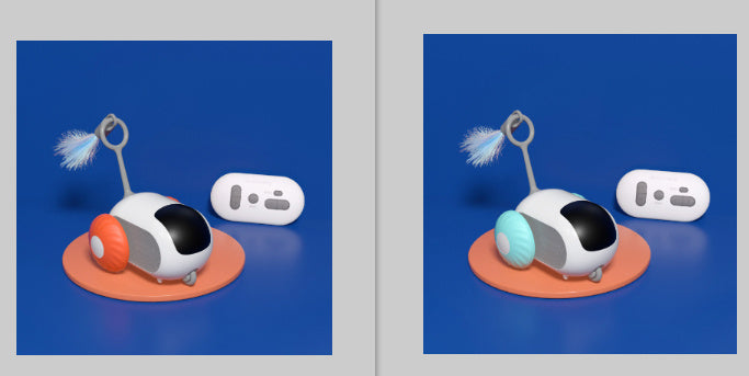 "Remote Control Interactive Cat Car Toy – USB Rechargeable, Automatic Self-Moving Smart Pet Toy"