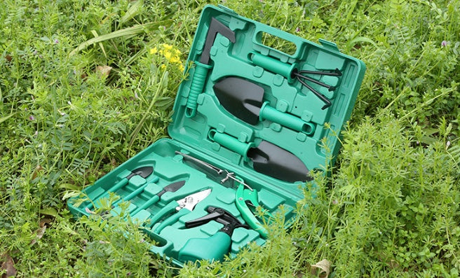 "10-Piece Gardening Tool Set – Complete Hand Tools Kit for Planting, Pruning & Digging"