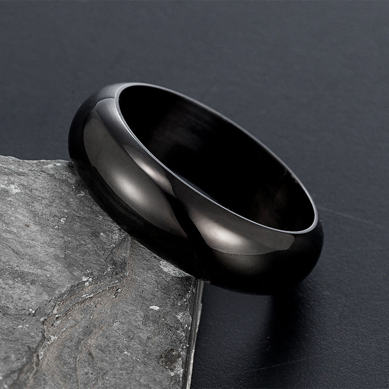 "Glossy Electroplated Ring – Unique Personality Jewelry for Men & Women"