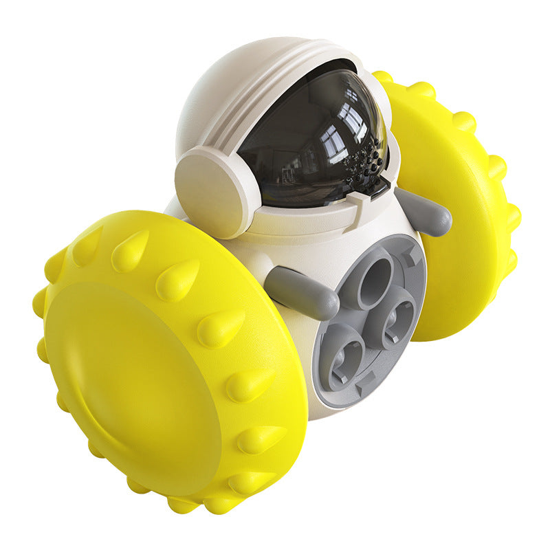 "Interactive Slow-Feed Balance Car Toy – Multifunctional Smart Feeding Toy for Cats & Dogs"