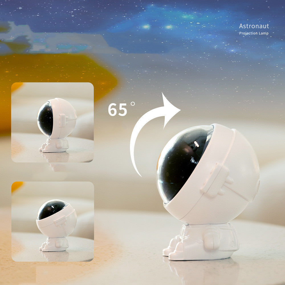 "Galaxy Star Projector Night Light – Astronaut Lamp with Starry Sky Projection for Kids, Baby, and Room Décor"