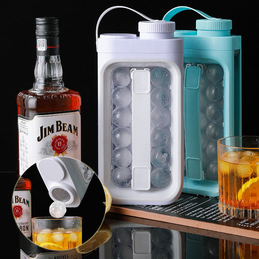 "2-in-1 Ice Ball Maker Kettle – Portable Quick-Release Cold Water Pitcher for Summer"