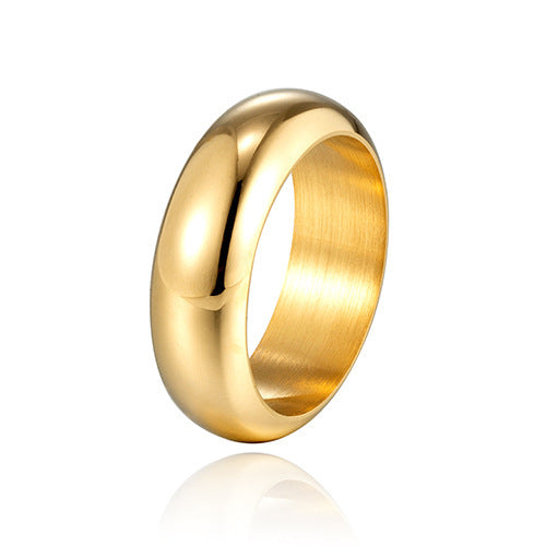 "Glossy Electroplated Ring – Unique Personality Jewelry for Men & Women"