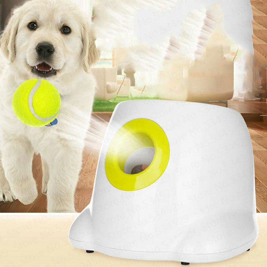 "Automatic Interactive Dog Ball Launcher – Pet Toy for Fetch & Playtime Fun"