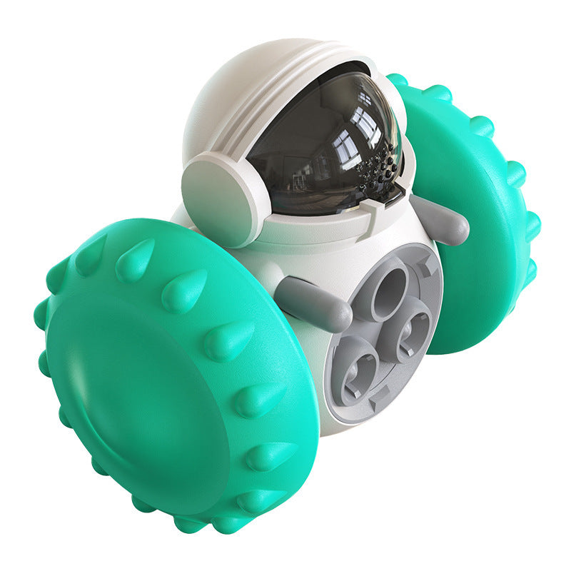 "Interactive Slow-Feed Balance Car Toy – Multifunctional Smart Feeding Toy for Cats & Dogs"