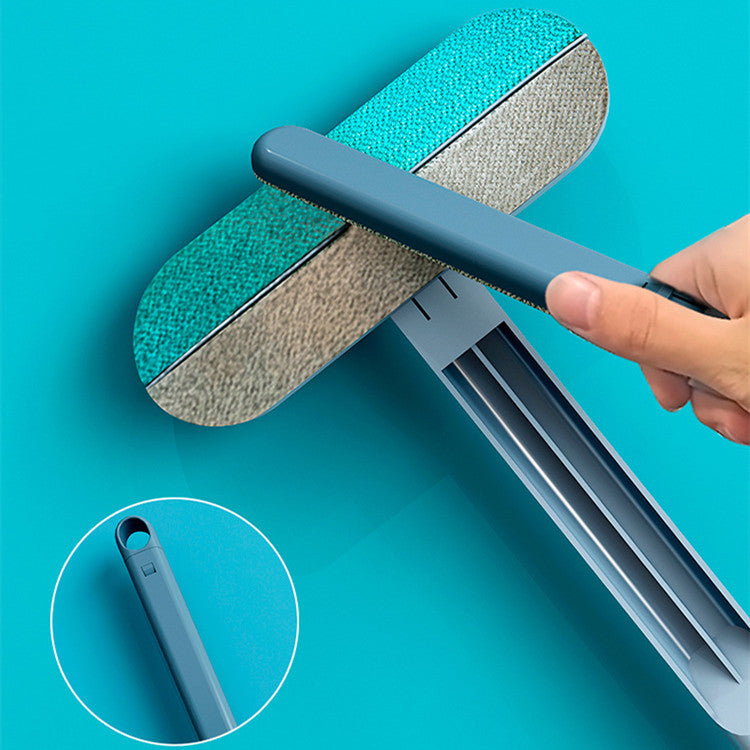 "4-in-1 Pet Hair Removal Brush – Multifunctional Dog & Cat Hair Cleaner and Window Screen Tool"