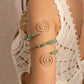 "Gravel Beaded Adjustable Opening Bracelet"