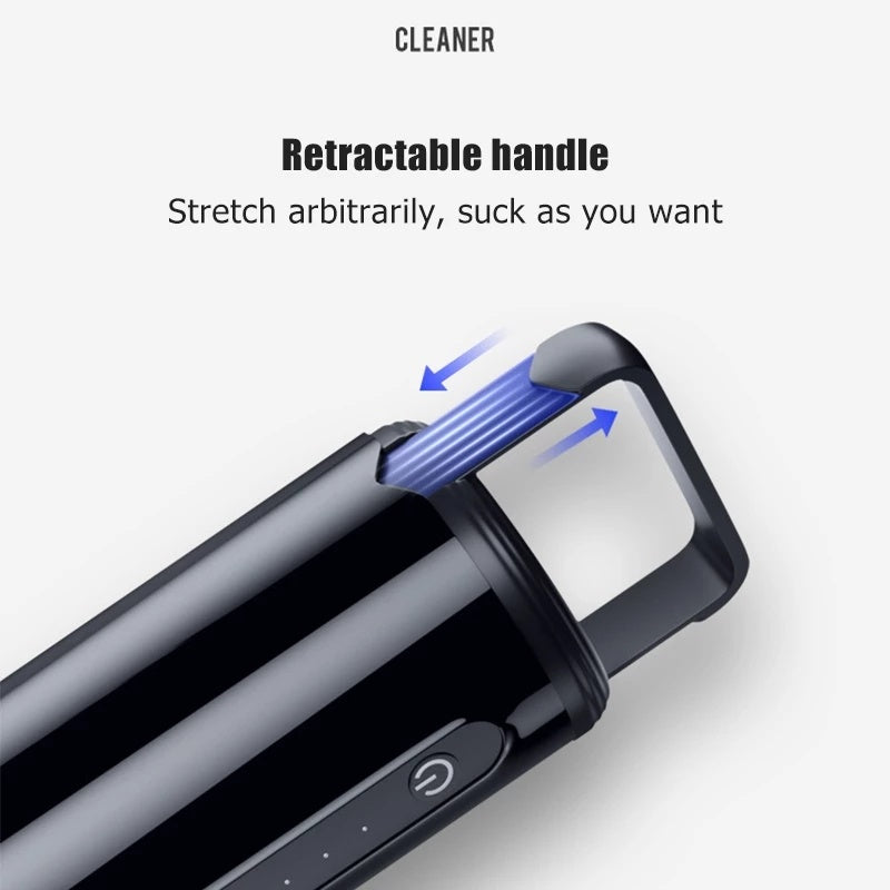 "Wireless Rechargeable Car Vacuum Cleaner – Powerful Mini Portable High-Power Auto Vacuum"
