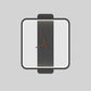 "Nordic Wall Lamp with Clock – Modern Bedroom & Bedside Lighting Fixture"