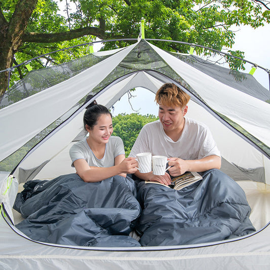 "Portable Warm Sleeping Bag for Adults – Thick Hiking & Camping Travel Sleeping Bag"