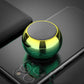 "M3 Colorful Wireless 3D Bluetooth Speaker – Mini Electroplated Round Steel Cannon with Subwoofer & U Disk Support"