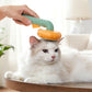 "Pet Pumpkin Self-Cleaning Slicker Brush – Gentle Grooming Tool for Dogs, Cats, Puppies & Rabbits"