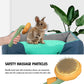 "Pet Pumpkin Self-Cleaning Slicker Brush – Gentle Grooming Tool for Dogs, Cats, Puppies & Rabbits"