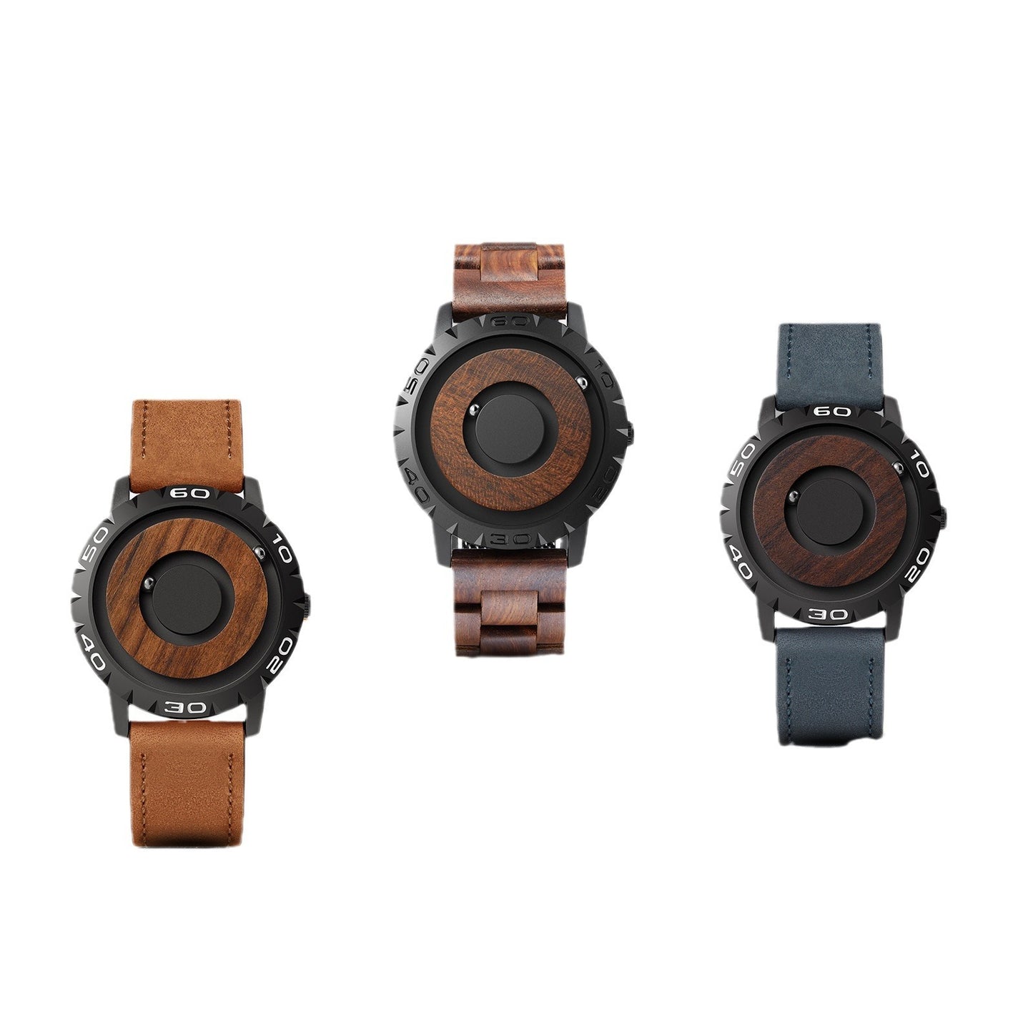 "Personalized Magnetic Ball Log Watch – Custom Creative Design"