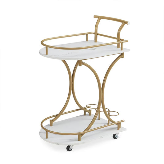 "Multi-Layer Serving Trolley for Drinks, Kitchen & Home Décor"