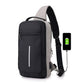 "Anti-Theft USB Charging Chest Bag – Secure Hands-Free Crossbody with Built-In USB Port"