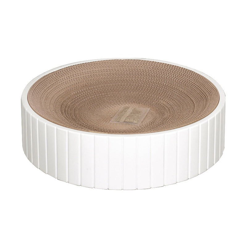 "Round Cat Scratch Plate – Durable Pet Scratching Pad for Cats"
