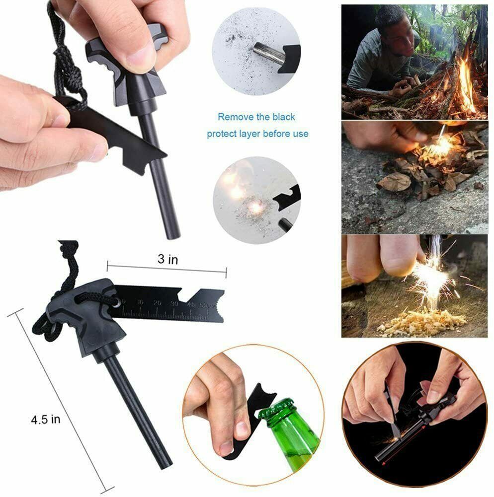 "14-in-1 Outdoor Emergency Survival Kit – Tactical Camping & Hiking Gear Set with Case"