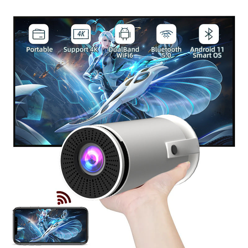 "HY300 Barrel Machine Smart AnzhuoHD Projector Screen – Home Recommended Projection System"