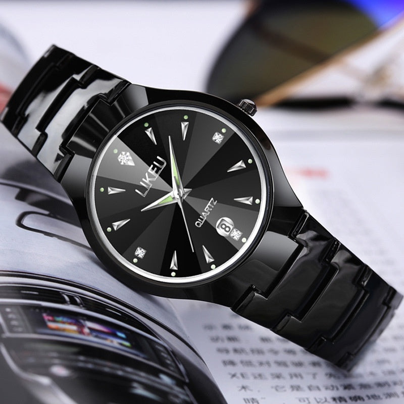 "Simple Temperament Women's Quartz Waterproof Watch"