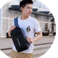 "Anti-Theft USB Charging Chest Bag – Secure Hands-Free Crossbody with Built-In USB Port"