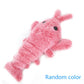 "Electric Jumping Shrimp Pet Toy – USB Rechargeable Simulation Lobster Plush for Cats"