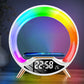 "O Light 3-in-1 Wireless Charging Station with Bluetooth Speaker & LED Night Light – Multifunctional Desk & Bedside Lamp"