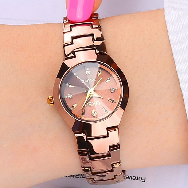 "Simple Temperament Women's Quartz Waterproof Watch"