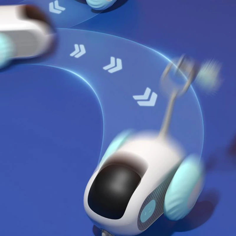 "Remote Control Interactive Cat Car Toy – USB Rechargeable, Automatic Self-Moving Smart Pet Toy"