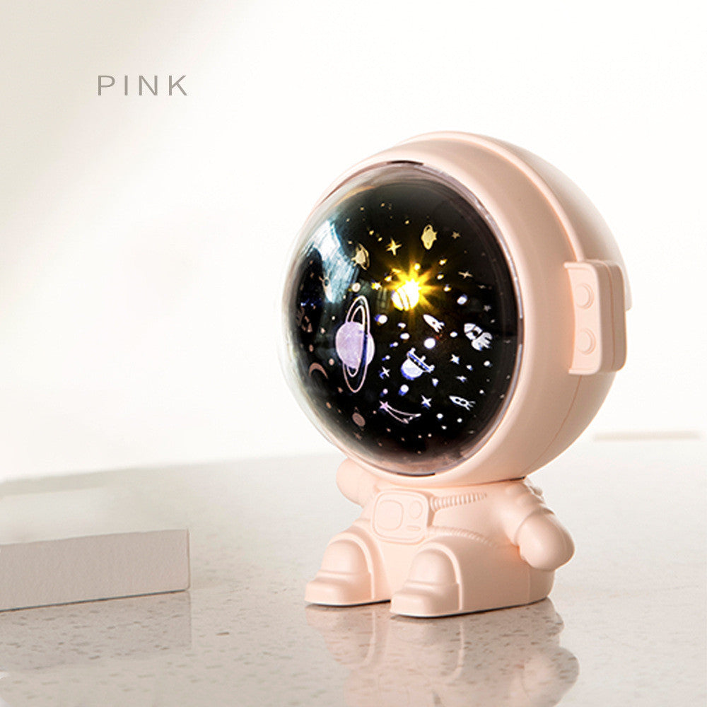 "Galaxy Star Projector Night Light – Astronaut Lamp with Starry Sky Projection for Kids, Baby, and Room Décor"