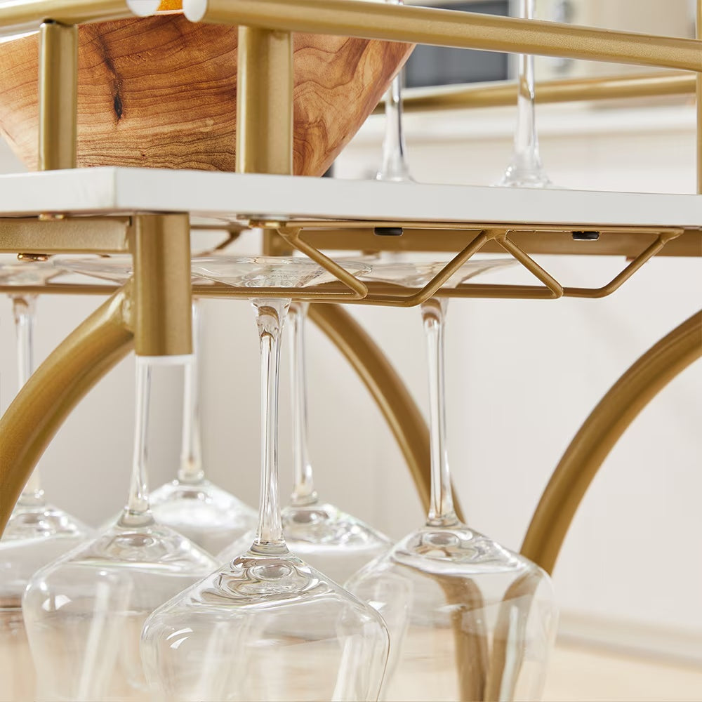 "Multi-Layer Serving Trolley for Drinks, Kitchen & Home Décor"