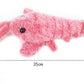 "Electric Jumping Shrimp Pet Toy – USB Rechargeable Simulation Lobster Plush for Cats"