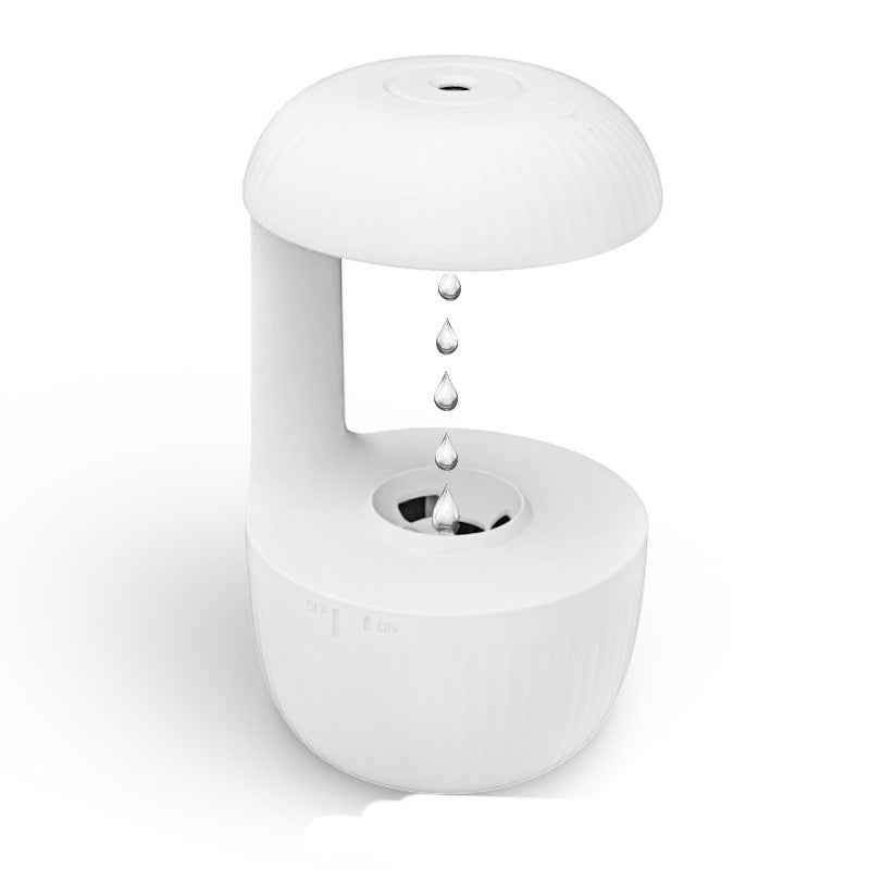 "Anti-Gravity Air Humidifier – Silent Cool Mist Maker with Levitating Water Drops for Relaxation & Fatigue Relief"